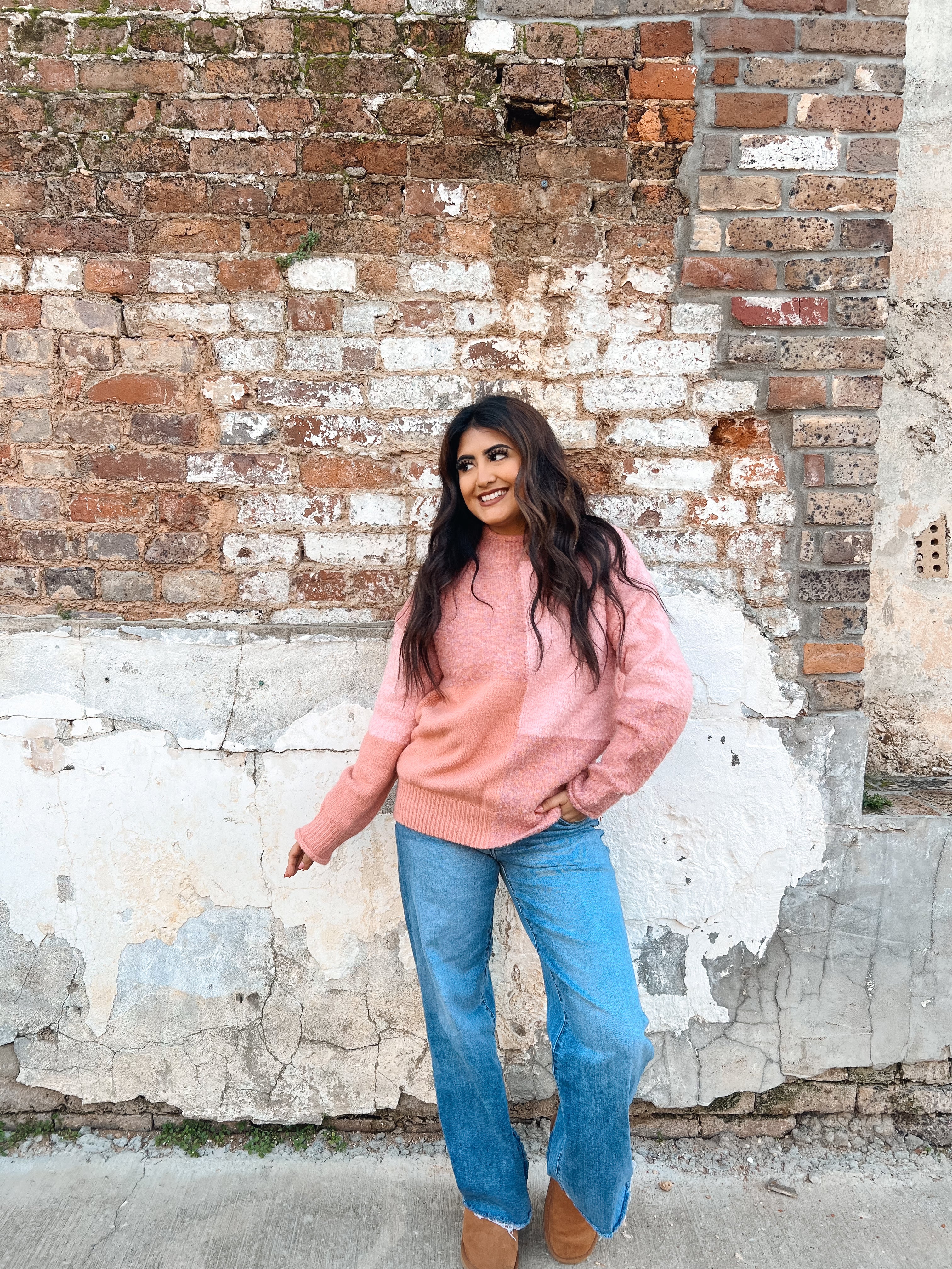 Cupid’s Cozy Block Sweater