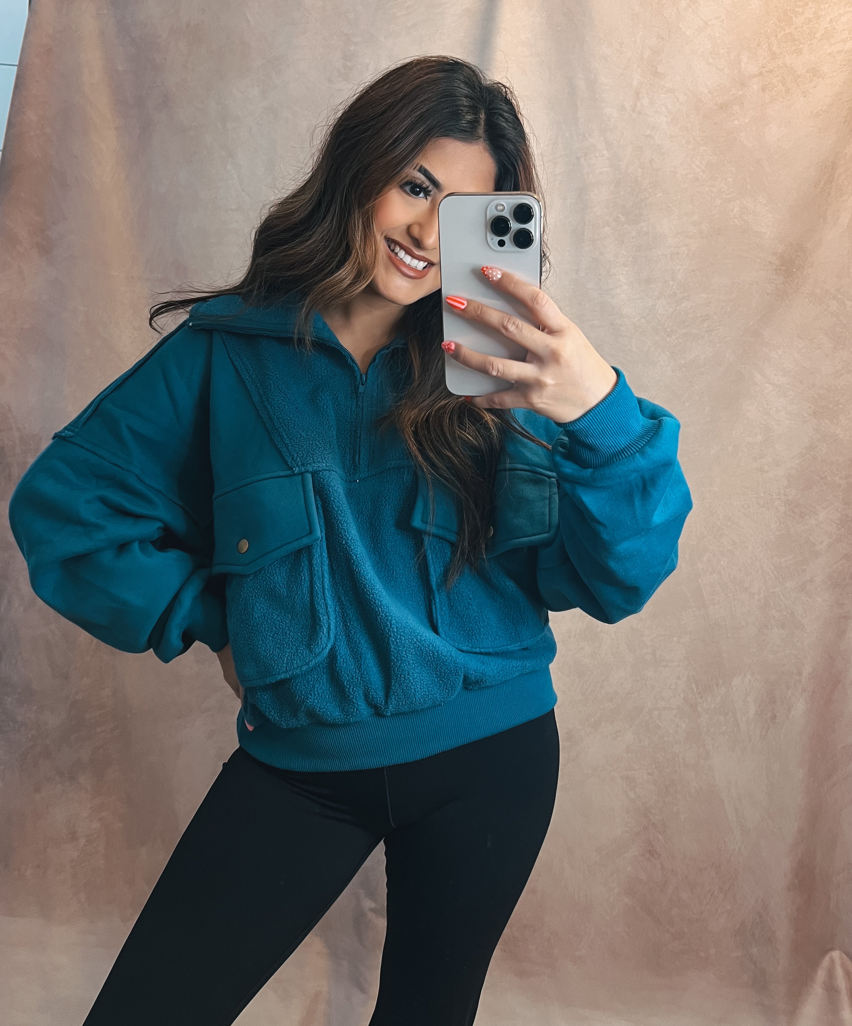 Maddy pullover (teal)