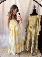 Daffodil Striped Maxi Dress