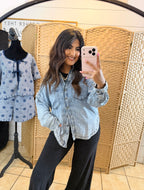 Jackie Denim Top