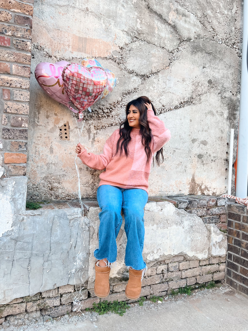 Cupid’s Cozy Block Sweater