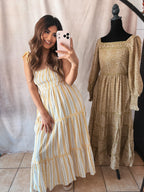 Daffodil Striped Maxi Dress
