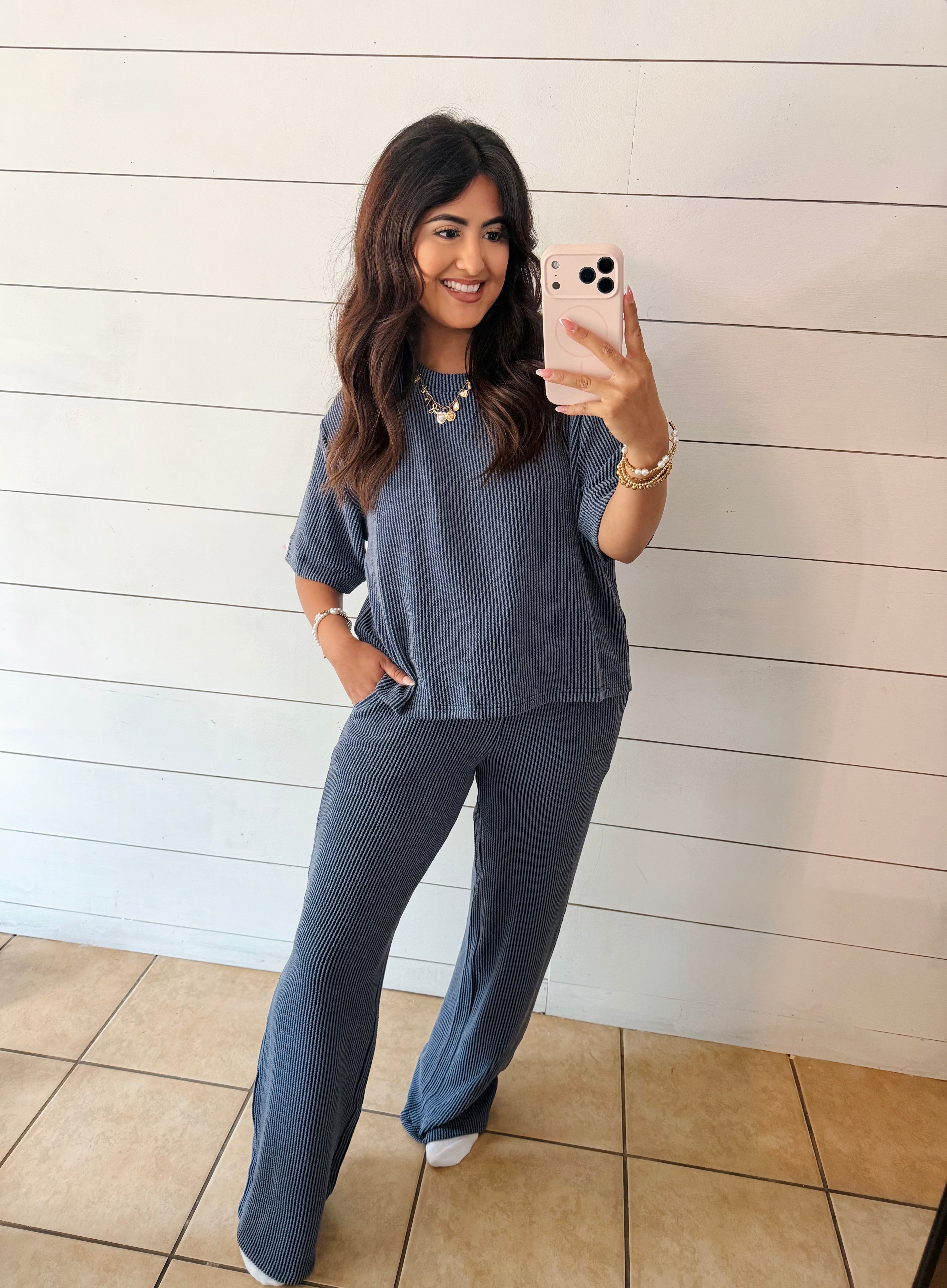 Averie Set in Navy