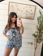 Elena Set in Navy
