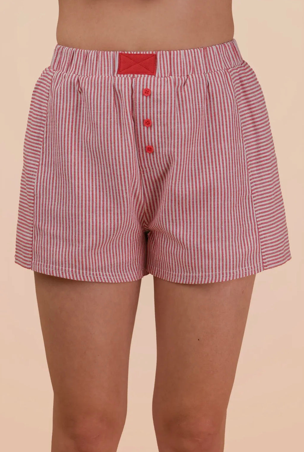 Red Striped Boxer Shorts